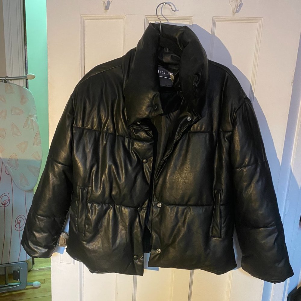 Bagatelle NY Faux Leather Puffer (L)